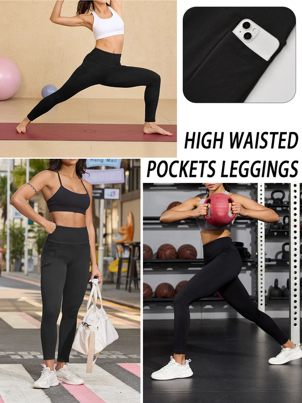 High Waist Thermal Leggings W/ pockets